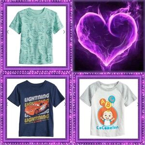 🌟Lot of 3🌟 Baby Boys Graphic T’s/Shirts/Clothes Set/Bundle